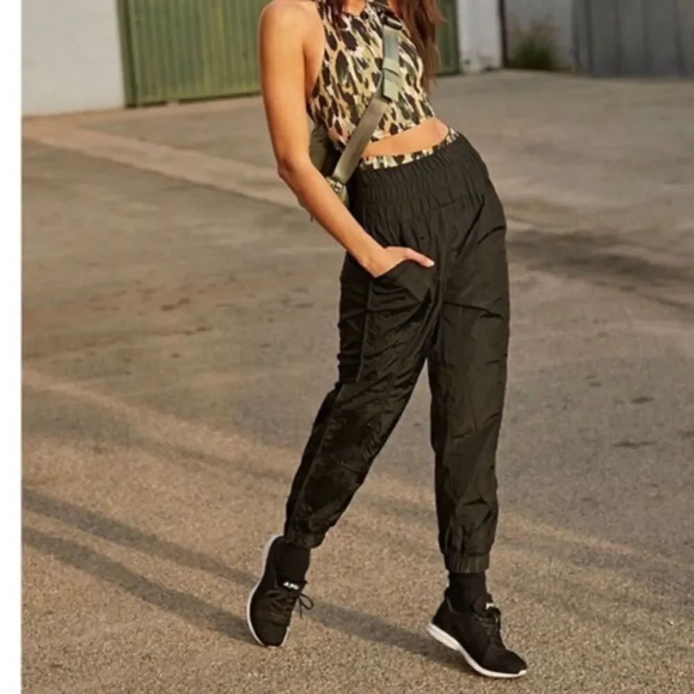 Free People Movement The Way Home Jogger Pants Black Large